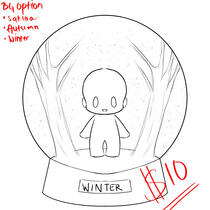 winter globe $10